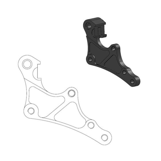 EC 300 2T (2000 - 2020) brake caliper relocation bracket | MOTO-MASTER