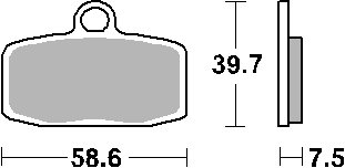 TXT 300 (2012 - 2012) brakepads racing sintered | SBS