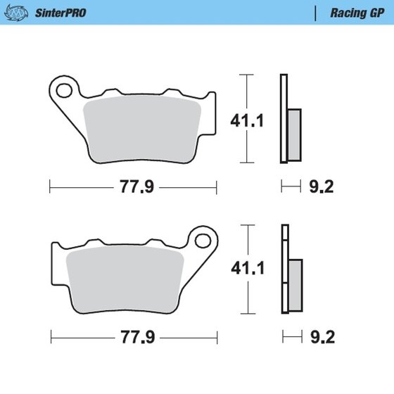 EC 125 RACING (2009 - 2011) racing brake pads | MOTO-MASTER