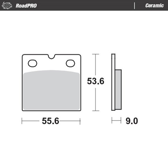 500 SAXON TOUR (1991 - 1996) ceramic brake pad | MOTO-MASTER