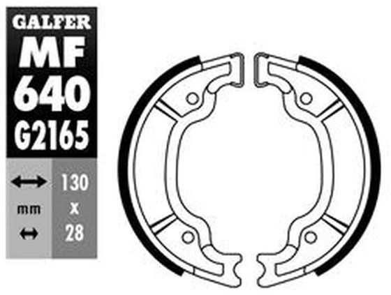 150 YP SKYLINER (2000 - 2001) brake shoes | GALFER