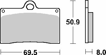 CHIEF STANDARD (2009 - 2013)  sbs brakepads sintered | SBS