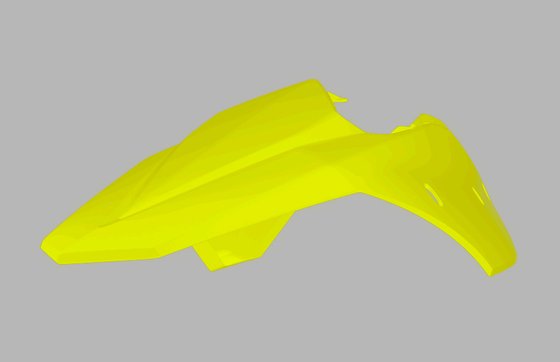 RR 125 LC (2017 - 2021) rear fender and plate for beta 18-19 in yellow | POLISPORT