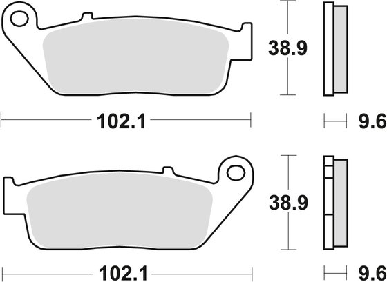 CHIEFTAIN LIMITED (2018 - 2019) allround organic standard brake pad | TRW