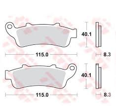 VISION TOUR (2008 - 2015) allround organic standard brake pad | TRW