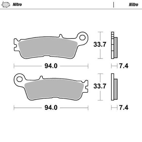 XX 125 2T (2021 - 2022) sintered metal brake pads | MOTO-MASTER