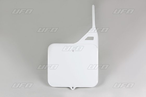 MX 250 (1997 - 2000) front number plate white for tm-racing 80-125-250 | UFO