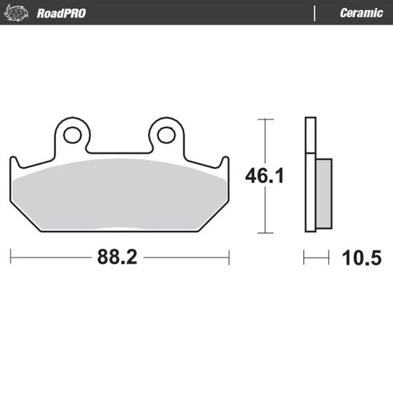 ELEFANT 750 (1994 - 1996) ceramic brake pad | MOTO-MASTER