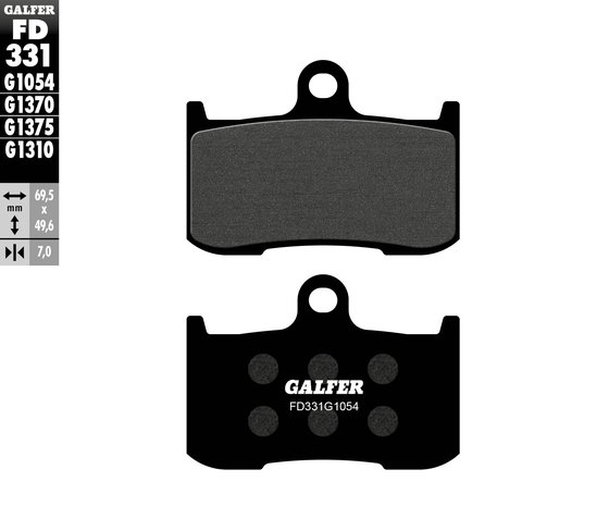 CHIEF CLASSIC (2014 - 2018) semi-metal front brake pads | GALFER