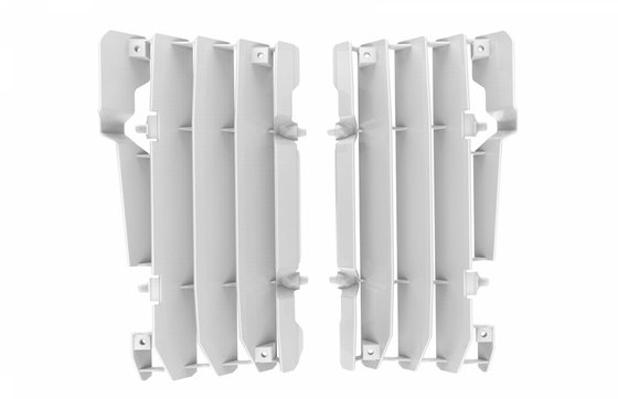 RR 125 ENDURO RACING 2T (2018 - 2019) radiator guards white | POLISPORT