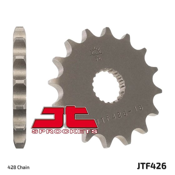 SUPERMOTO 125 DD (2007 - 2014) front sprocket 14tooth pitch 428 jtf42614 | JT Sprockets