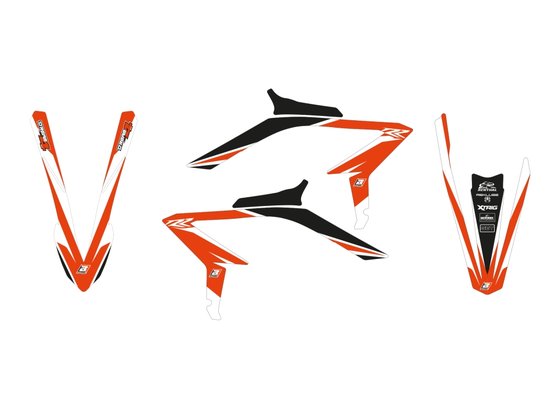 RR 125 ENDURO RACING 2T (2018 - 2022) complete sticker set (decals) | BLACKBIRD