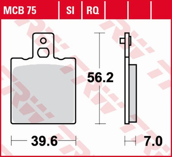 125 CRONO (1991 - 1991) organic sport brake pad | TRW