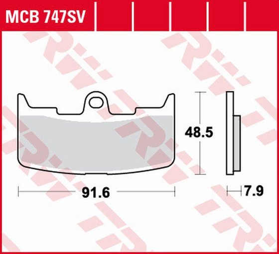 1200 ULYSSES XB12 X (2005 - 2011) sintered metal brake pads | TRW