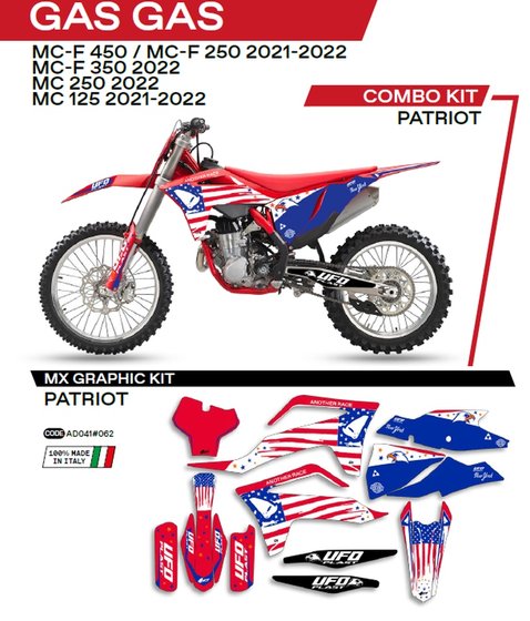 MC 125 (2021 - 2022) sticker kit | UFO