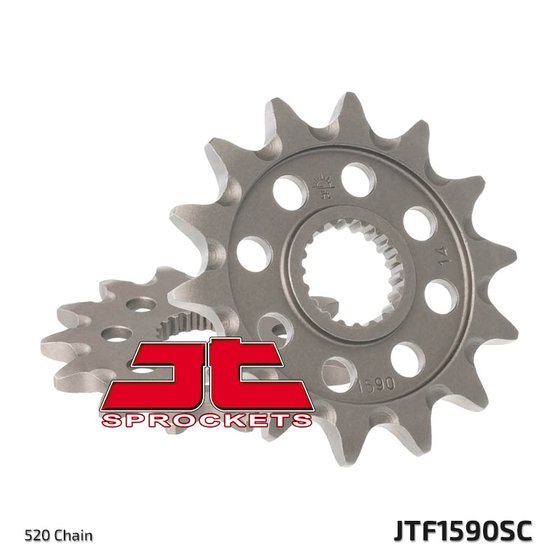 EC 450 F (2013 - 2015) lightweight self-cleaning front sprocket | JT Sprockets