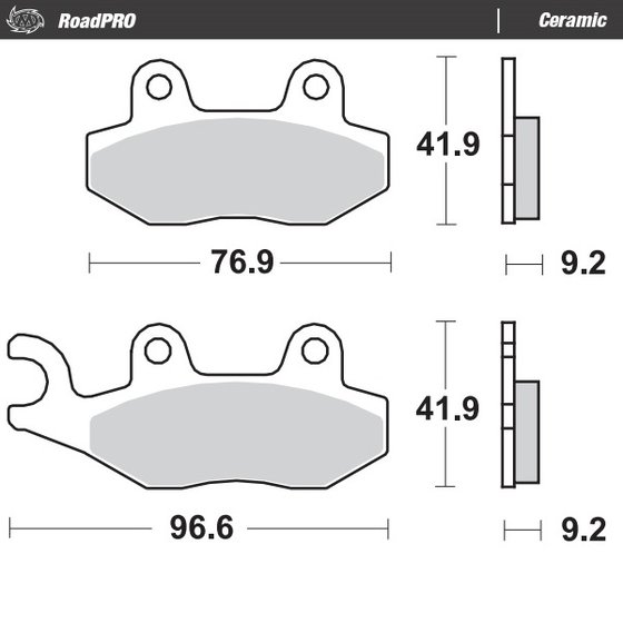 125 XPS CT (2007 - 2007) keraminės stabdžių trinkelės | MOTO-MASTER