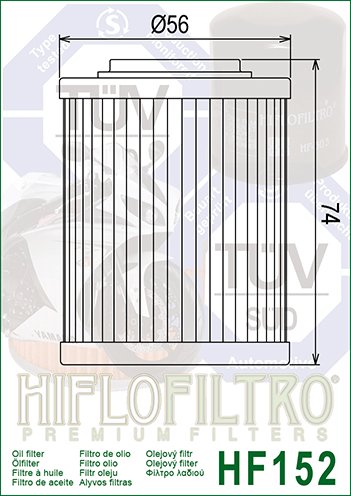 650 OUTLANDER (2006 - 2006) alyvos filtras | Hiflofiltro