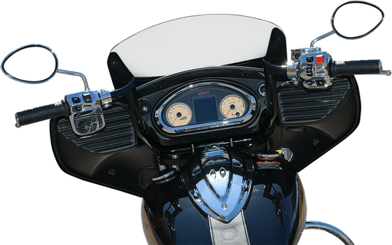 CHIEFTAIN 1200 (2014 - 2019) aliuminio juodas vairas | TRASK