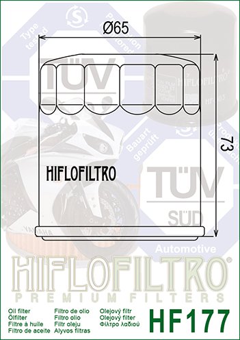 500 BLAST (2002 - 2009) alyvos filtras | Hiflofiltro