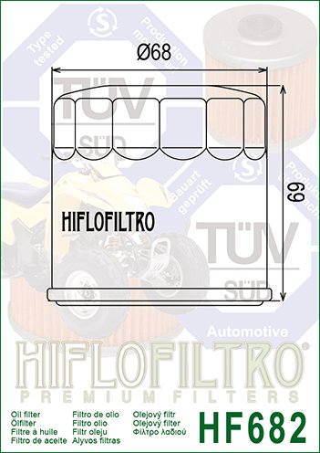 725I S (2014 - 2022) alyvos filtras | Hiflofiltro