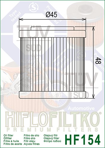 1198 DB11 VLX (2013 - 2014) alyvos filtras | Hiflofiltro