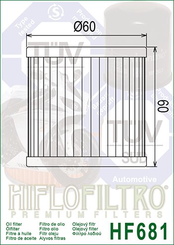 ST 700 (2010 - 2015) alyvos filtras | Hiflofiltro