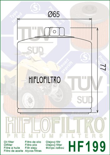 SCOUT ROGUE (2022 - 2022) "hiflo" alyvos filtras hf199 | Hiflofiltro