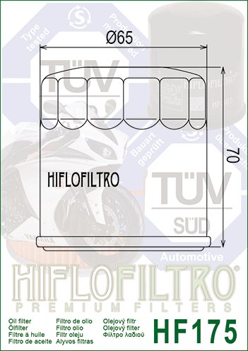 ROADMASTER ELITE (2018 - 2021) alyvos filtras | Hiflofiltro