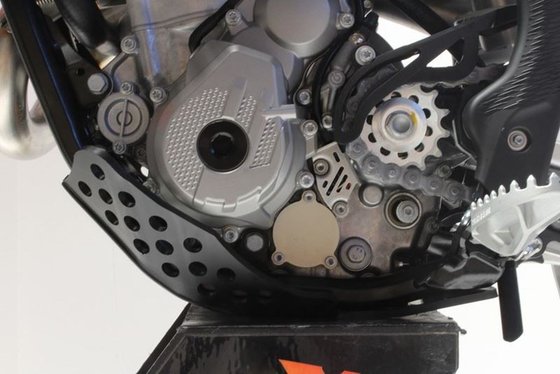 MC 250 F 4T (2021 - 2023) axp variklio apsauga phd 6mm juoda dujų-dujų mc250f-ex250f-ex350f 21-22 | AXP Racing