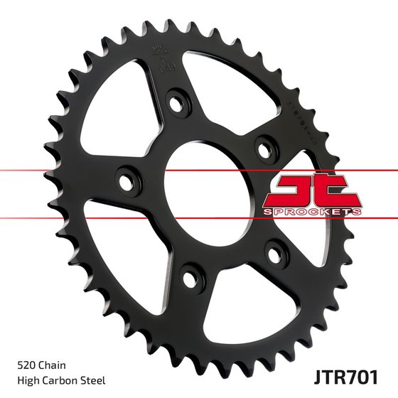 MITO 125 (1990 - 2010) galinė žvaigždutė 40 dantukų žingsnis 520 jtr70140 | JT Sprockets