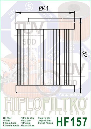 RR 400  ENDURO 4T (2005 - 2009) alyvos filtras | Hiflofiltro