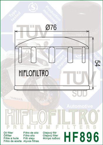 750 TOURIST (2014 - 2017) "hiflo" alyvos filtras hf896 | Hiflofiltro