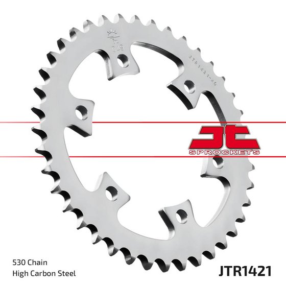 DS 650 (2004 - 2007) plieninė galinė žvaigždutė | JT Sprockets