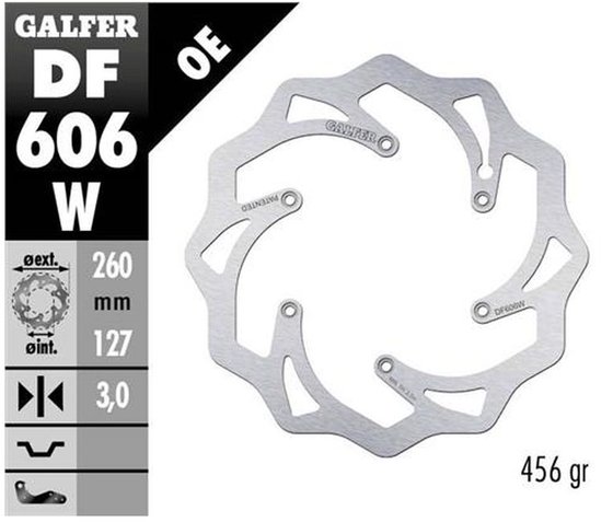 400 FSE (2002 - 2003) fiksuotos bangos stabdžių rotorius | GALFER