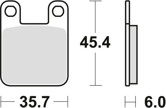 125 RS3 LC (2014 - 2017) universalios organinės standartinės stabdžių trinkelės | TRW