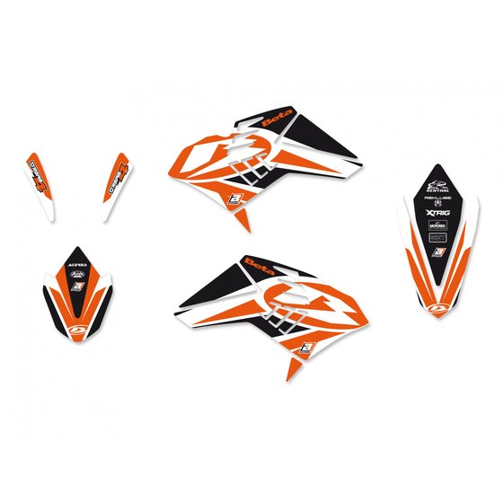 RR 520 ENDURO 4T (2010 - 2012) pilnas lipdukų rinkinys (lipdukai) | BLACKBIRD