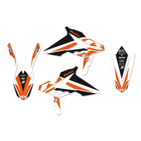 RR 500 ENDURO 4T (2013 - 2017) pilnas lipdukų rinkinys (lipdukai) | BLACKBIRD