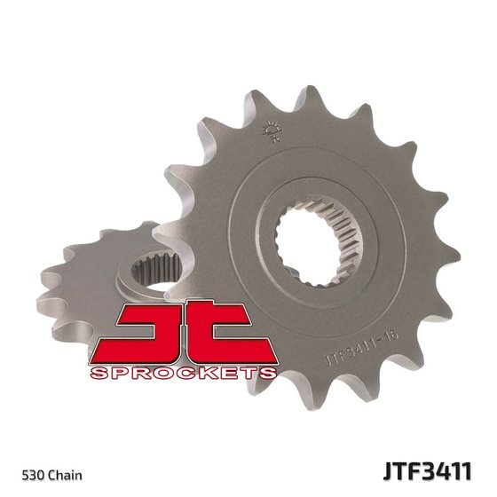 DS 650 (2000 - 2007) priekinė žvaigždutė 16 dantukų žingsnis 530 jtf341116 | JT Sprockets