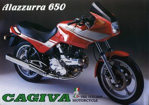 1986 - 1988 CAGIVA 650 ALAZZURRA