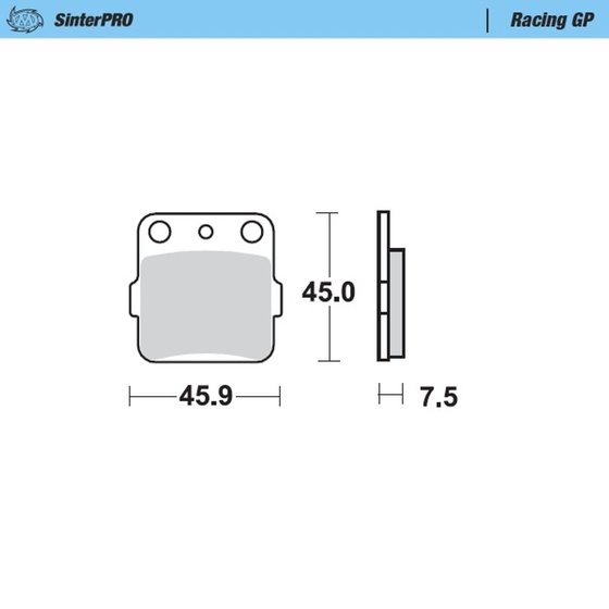 400 DVX (2004 - 2008) racing brake pad | MOTO-MASTER