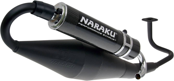 BEE 50 (2008 - 2011) crossover full exhaust system black carbon | NARAKU