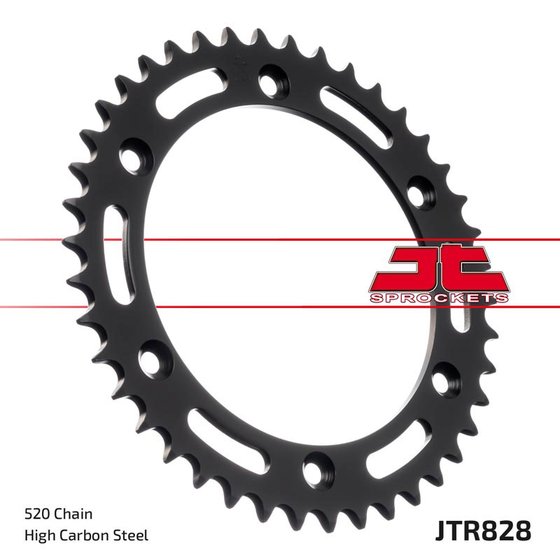 500 T4 E (1987 - 1990) steel rear sprocket | JT Sprockets