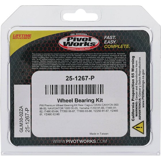 GRAN CANYON 900 (1998 - 2000) wheel bearing kit rear | All Balls