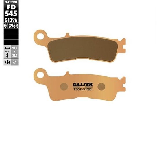 XX 250 2T (2021 - 2023) street sinter brake pad | GALFER