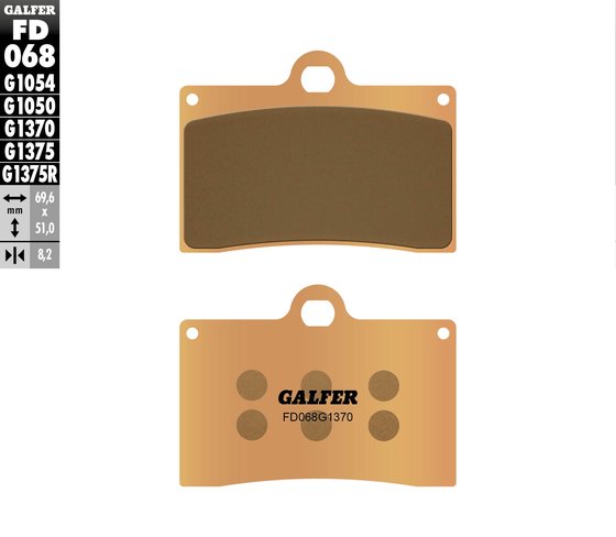 SCOUT SIXTY (2016 - 2022) sintered metal brake pad | GALFER