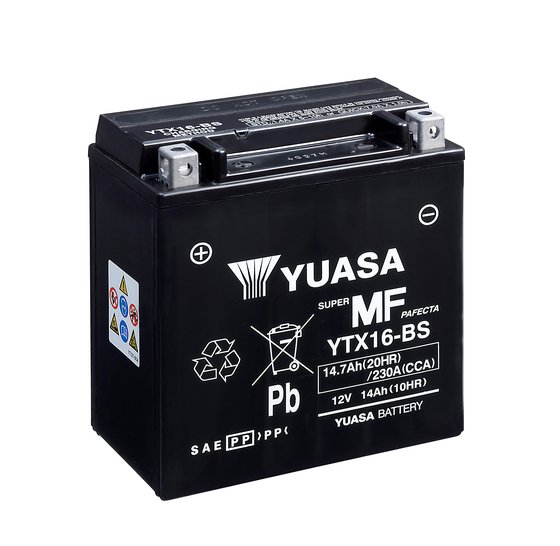 FUOCO 500 (2007 - 2013) ytx16 fa battery | YUASA