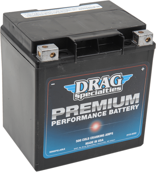 WILDCAT (2012 - 2018) premium replacement battery | DRAG SPECIALTIES BATTERIES