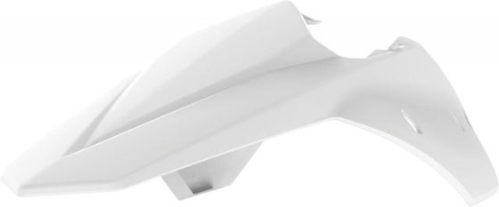 RR 430 (2015 - 2021) white rear fender with side panels | POLISPORT