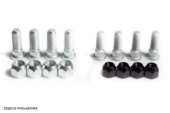 250 (2006 - 2009) wheel stud and nut kit front | All Balls